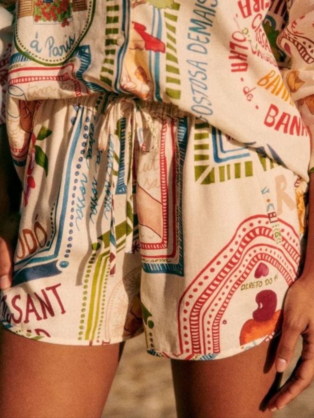 Sezane x Farm Rio Kurt Shorts